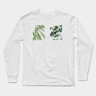 Greenery Squares Long Sleeve T-Shirt